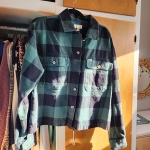 Brixton Green Plaid Shirt